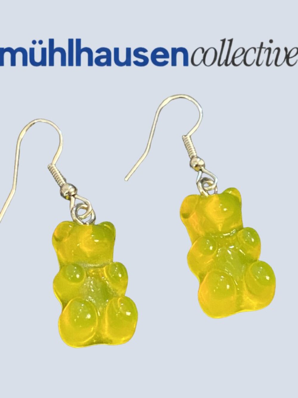 mühlhausen collective Yellow Gummy Bear Dangle Earrings